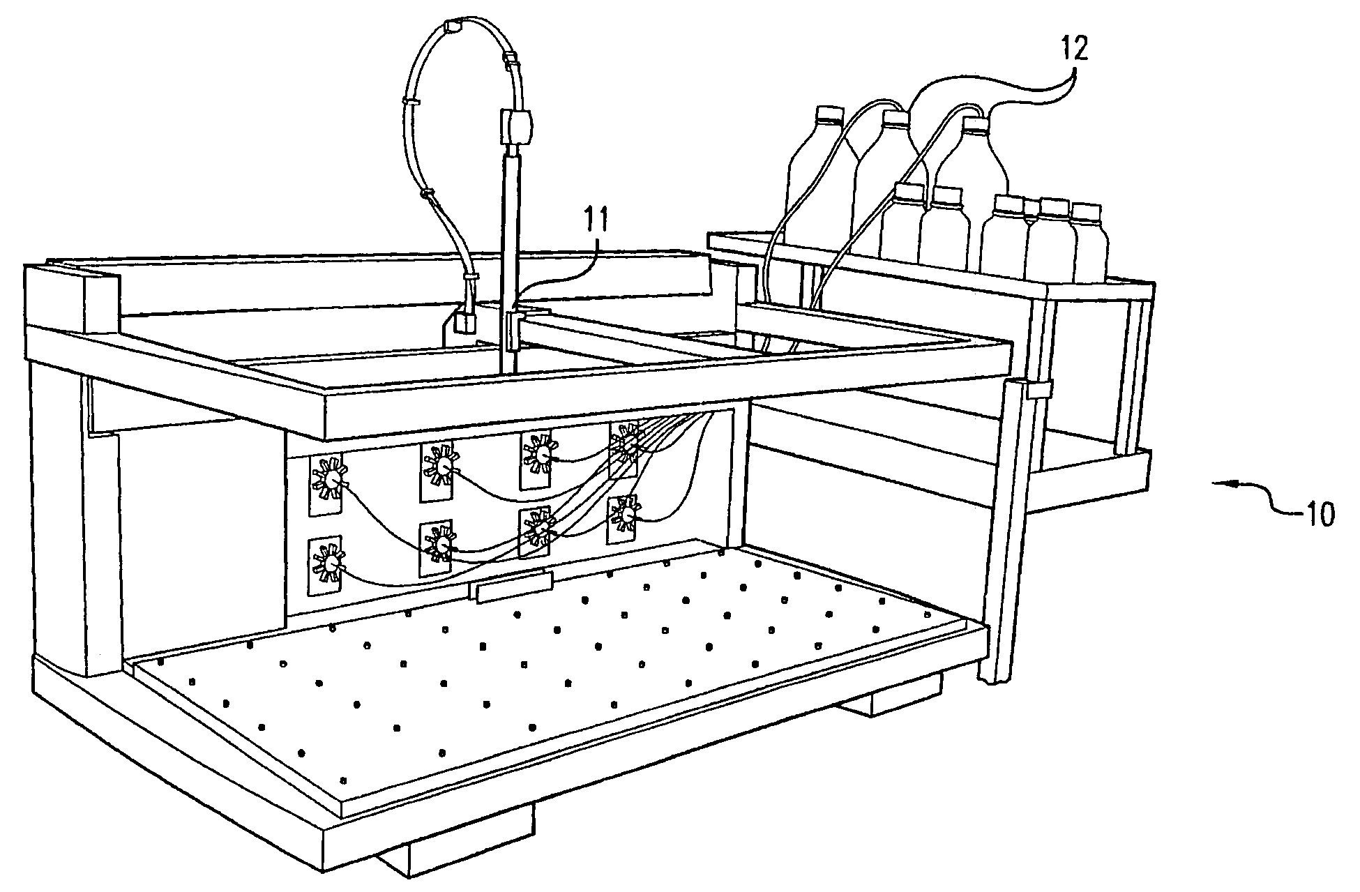 Method for preparation of microarrays for screening of crystal growth conditions