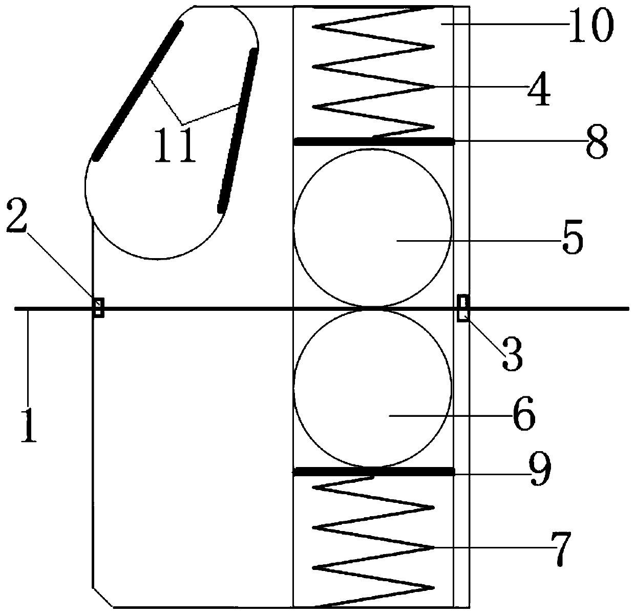 Handheld type cable straightening device and method