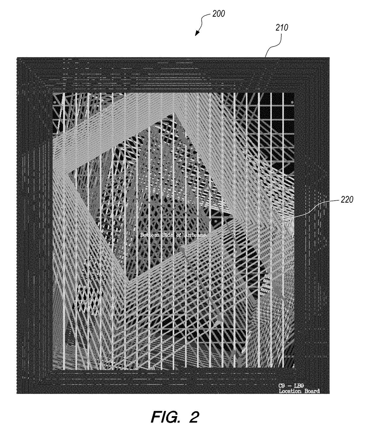 Electromagnetic navigation antenna assembly and electromagnetic navigation system including the same