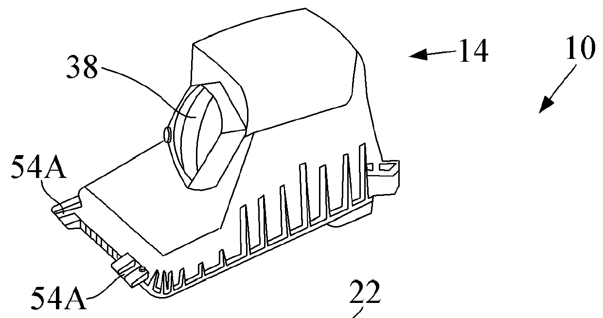 Air cleaner assembly and filter element providing improved dynamic wall stiffness