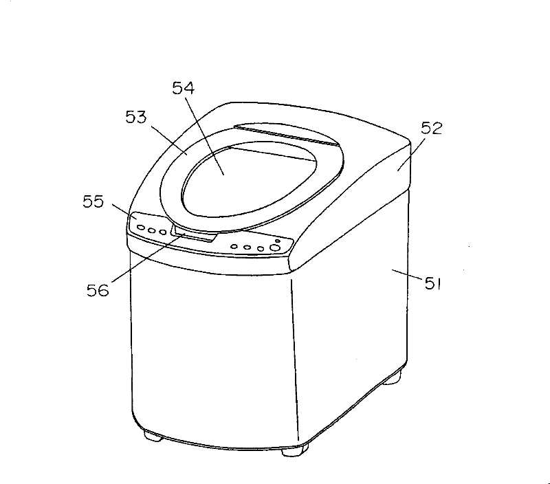 Washing machine cover structure