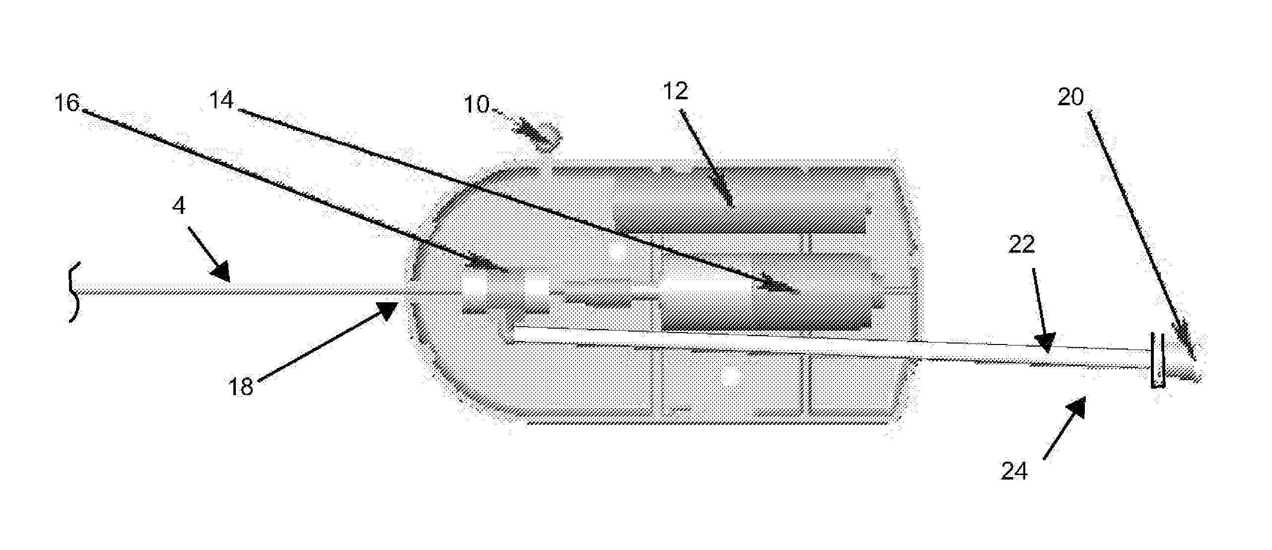 Expandable rotating device and method for tissue aspiration