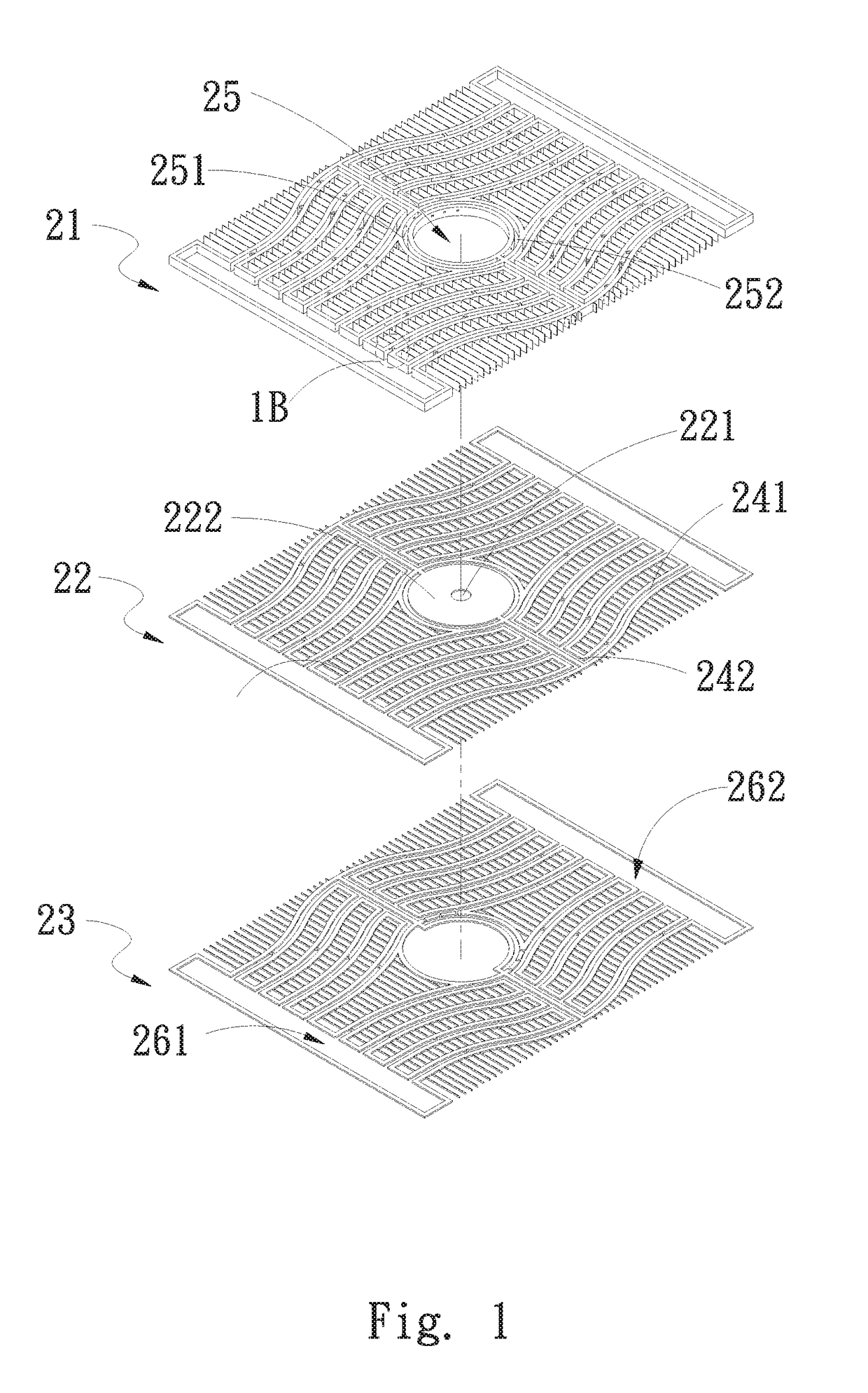 Water-cooling radiator unit and device thereof