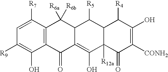 Tetracycline compositions for topical administration