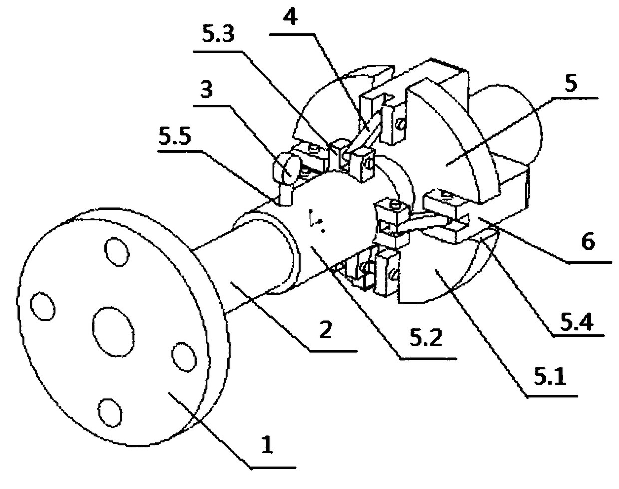 Self-centering chuck device