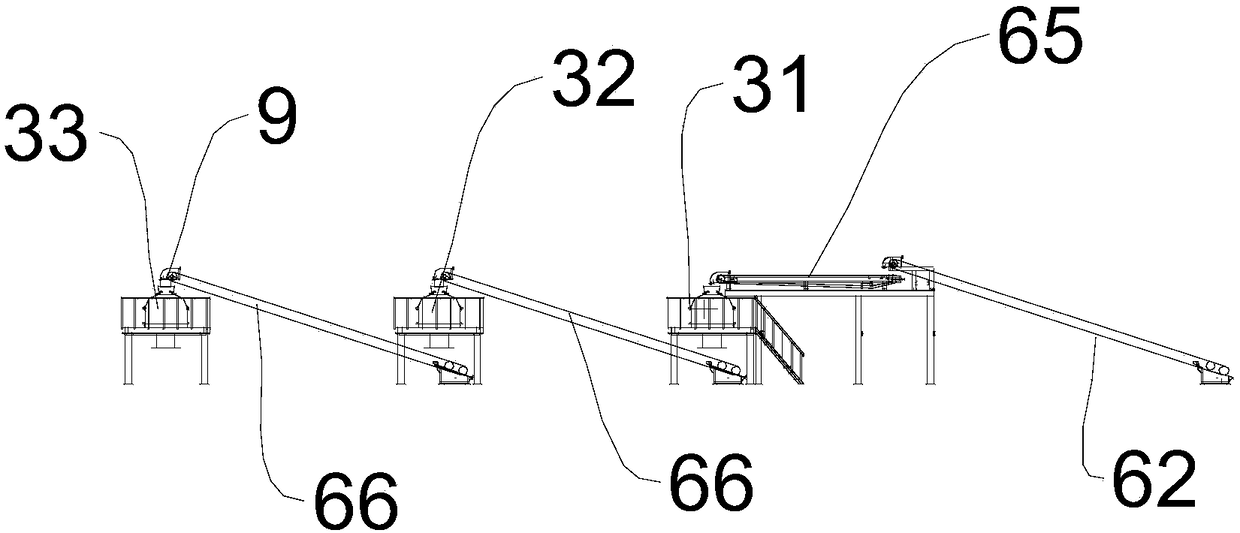 Metallurgy coke breeze molding production equipment and system