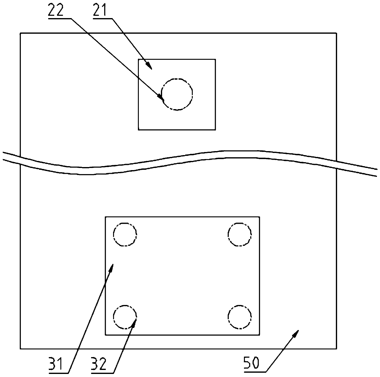 Construction method for pre-stress tubular pile containing deep boulders and pile foundation structure thereof