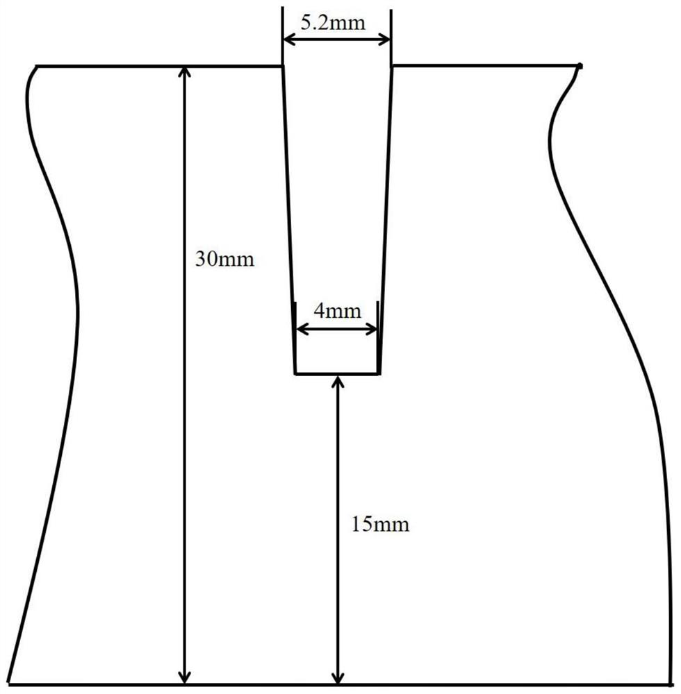 Narrow gap thick plate wire filling welding method based on laser scanning