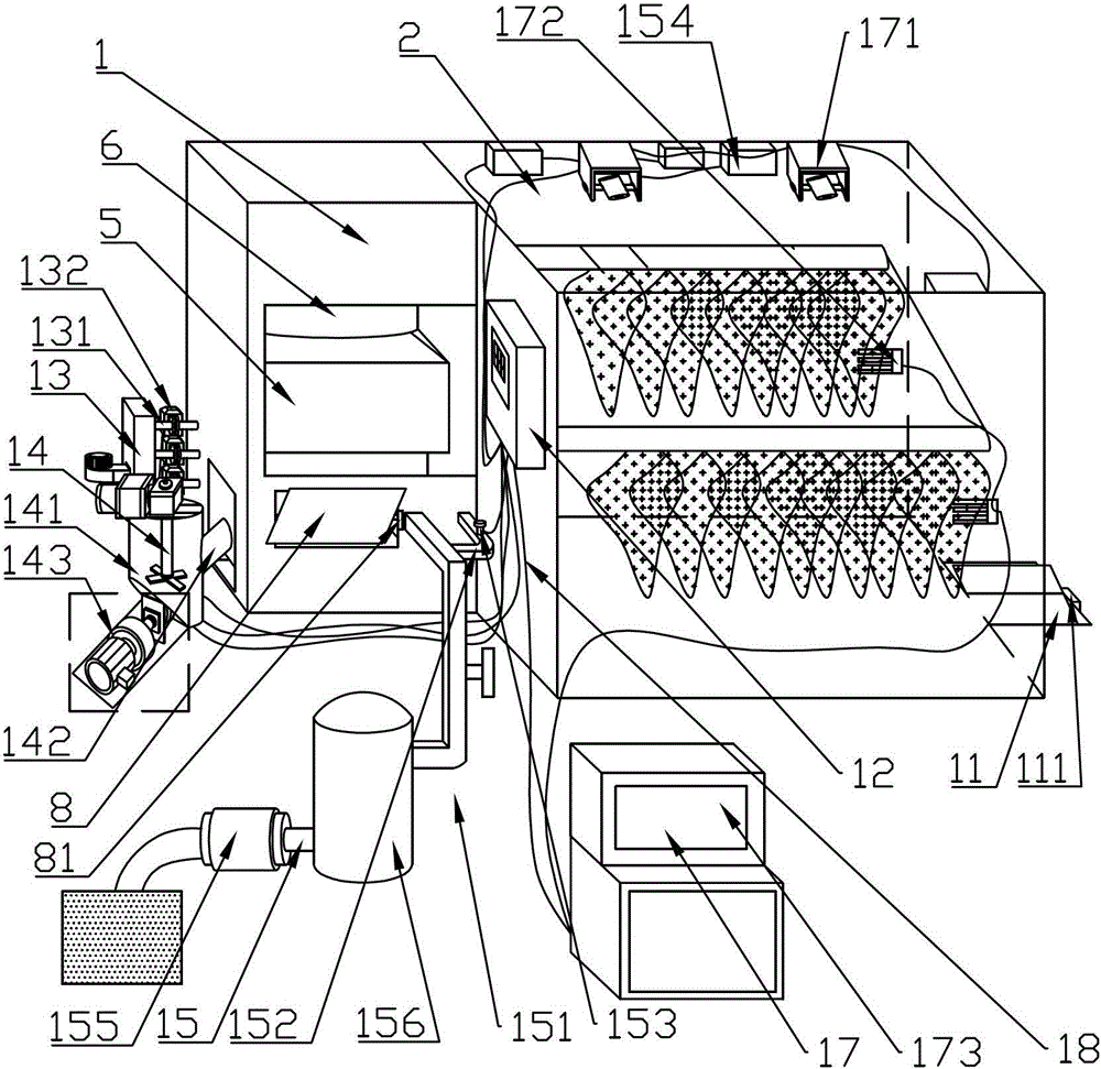 Precise roasting biomass self-control dense barn