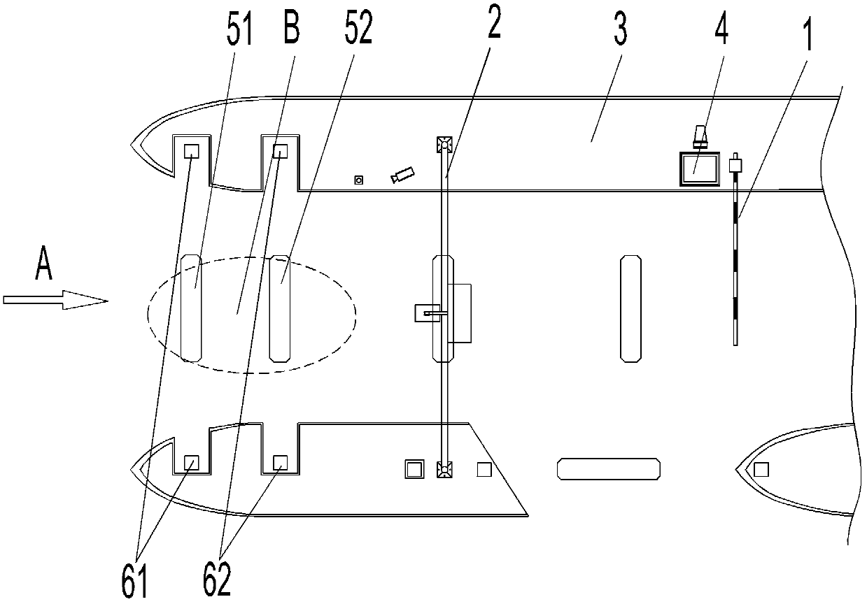 Vehicle separation detection system for electronic toll collection lane