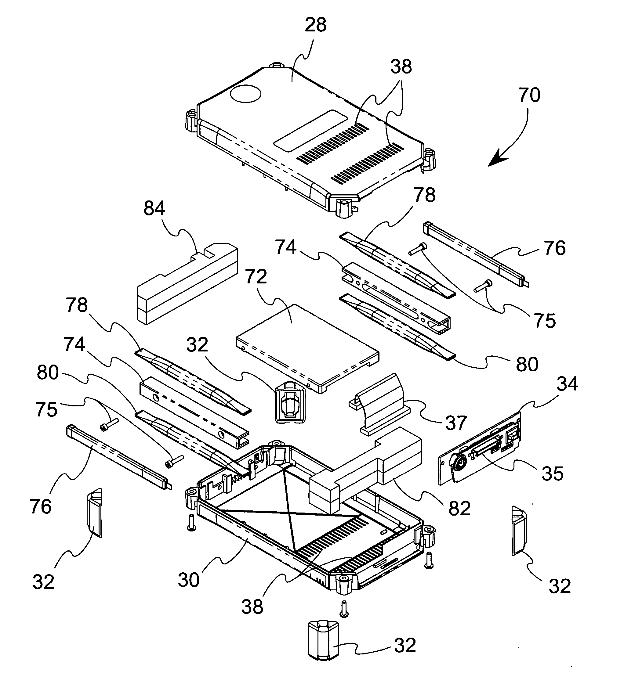 Ruggedized host module