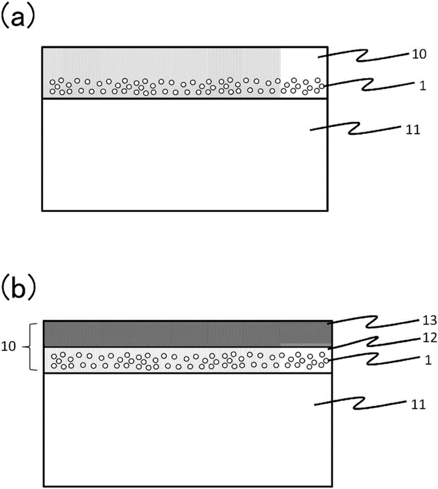 Substrate with light-blocking material, color filter, liquid crystal display device and coloring resin composition for forming said light-blocking material