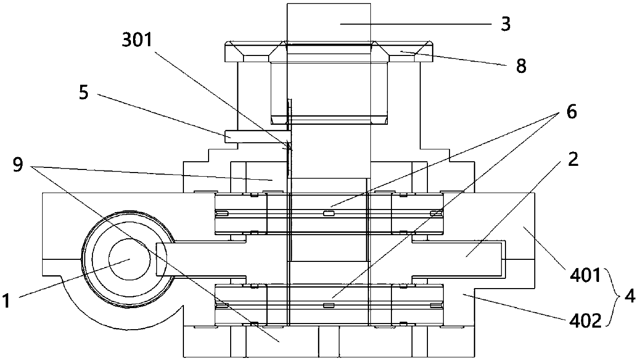 Lifting mechanism, lifting platform device, photoetching machine and photoetching method