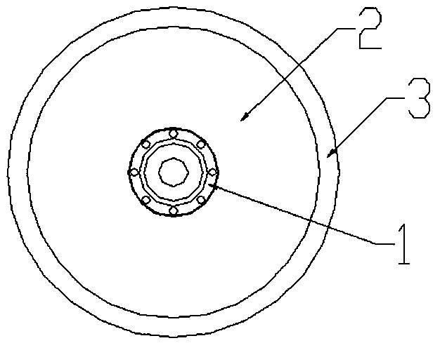 Movement support arm moment balancing device