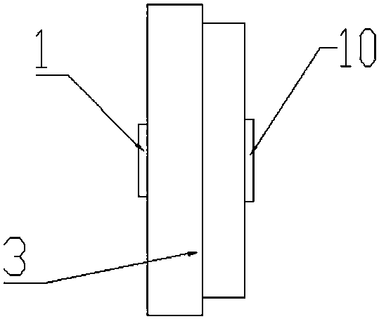 Movement support arm moment balancing device