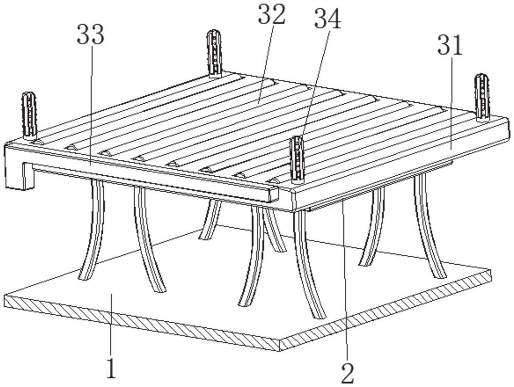 Forming device of aluminum honeycomb composite board