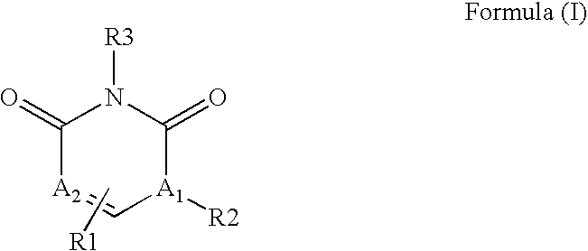 Pyrimidinediones as tyrosine kinase inhibitors