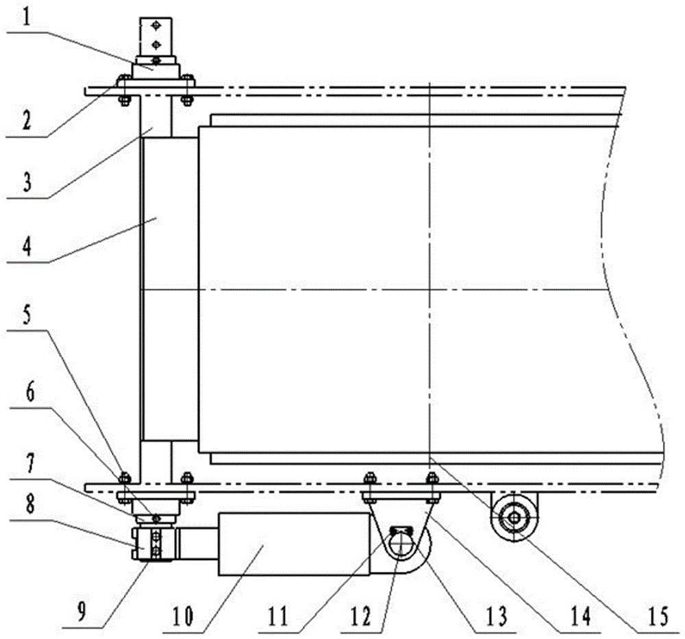 Constant-pressing-force sweeping system used for ribbon conveyer and having automatic compensation function