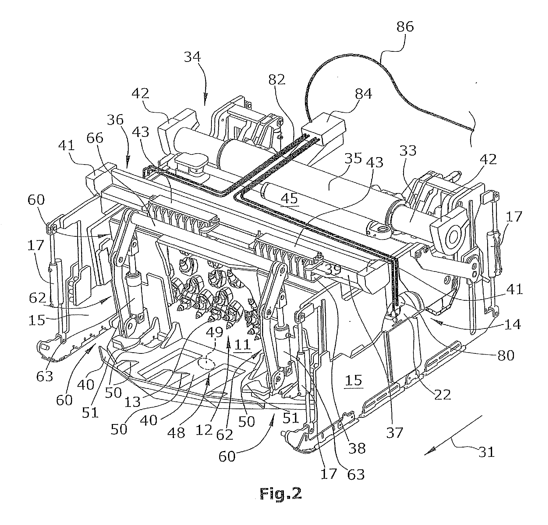 Self-Propelled Road Milling Machine For Milling Road Surfaces, In Particular Large-Scale Milling Machine, And Method For Milling Road Surfaces