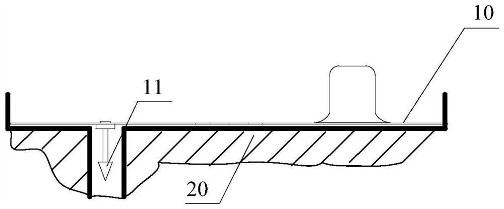 Method for manufacturing identifier on surface of product clamp and product clamp with identifier