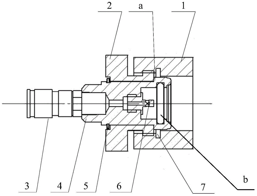 Gas taking connector and online gas taking method