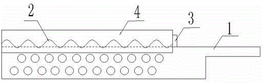 Cutting device for material cut-off