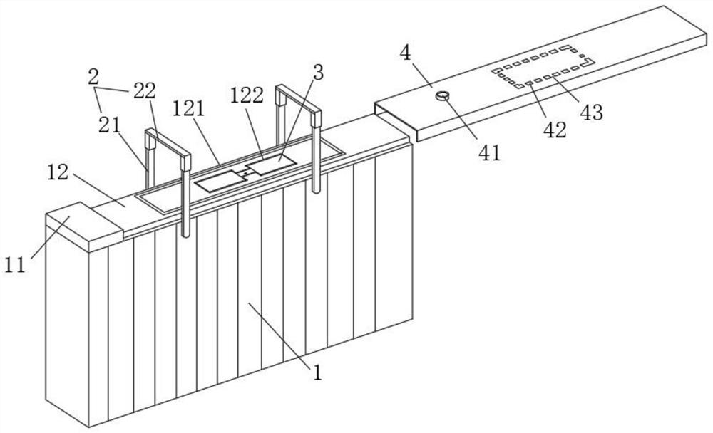 Recyclable traceable lead-acid storage battery