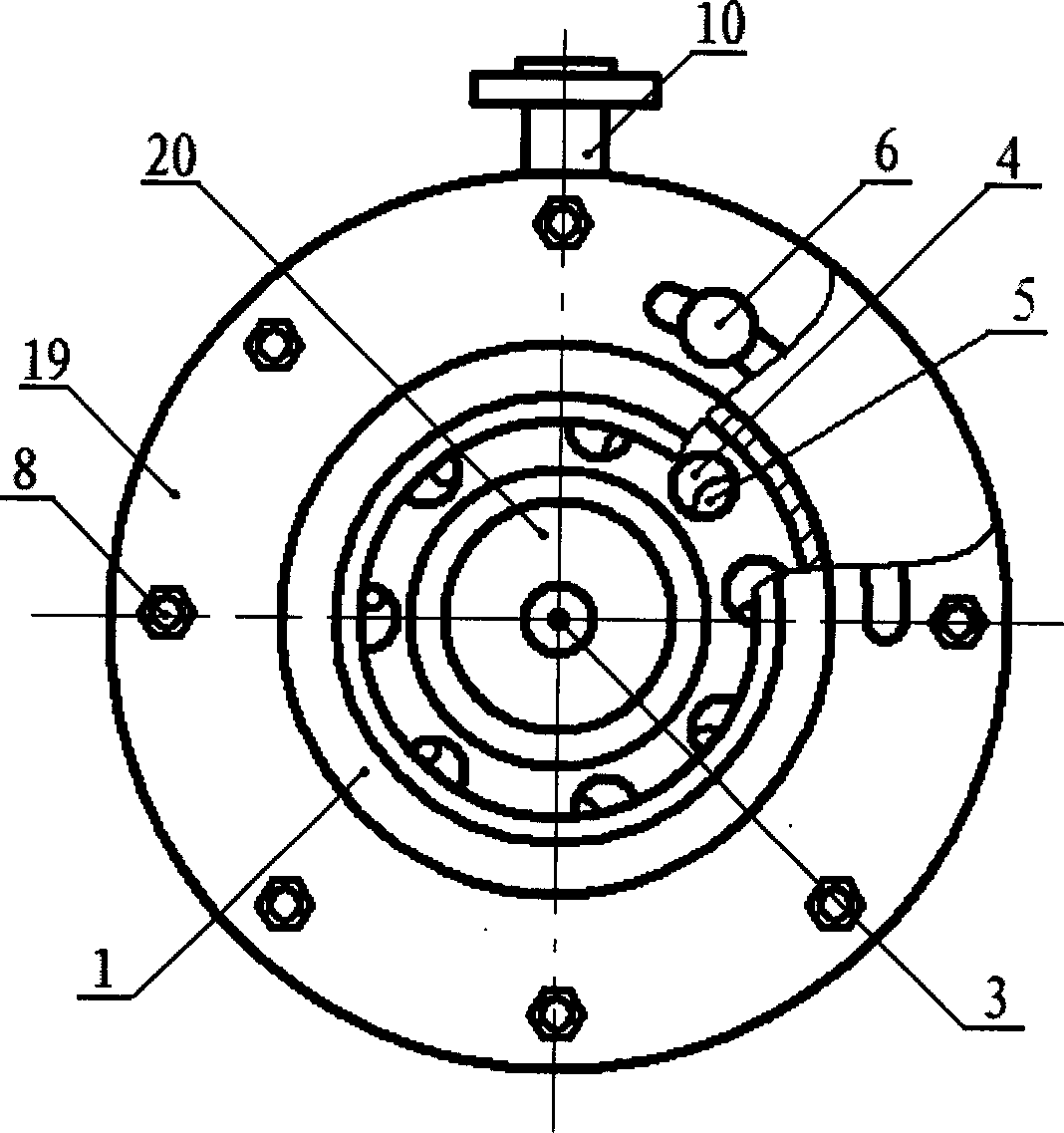 Combustion-supporting dust remover for coal-fired boiler