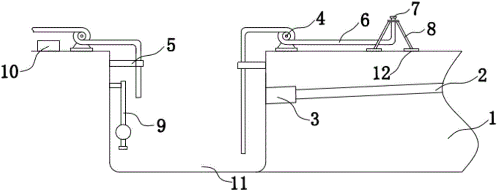 Water circulation irrigation and drainage system for Hetao irrigation area field