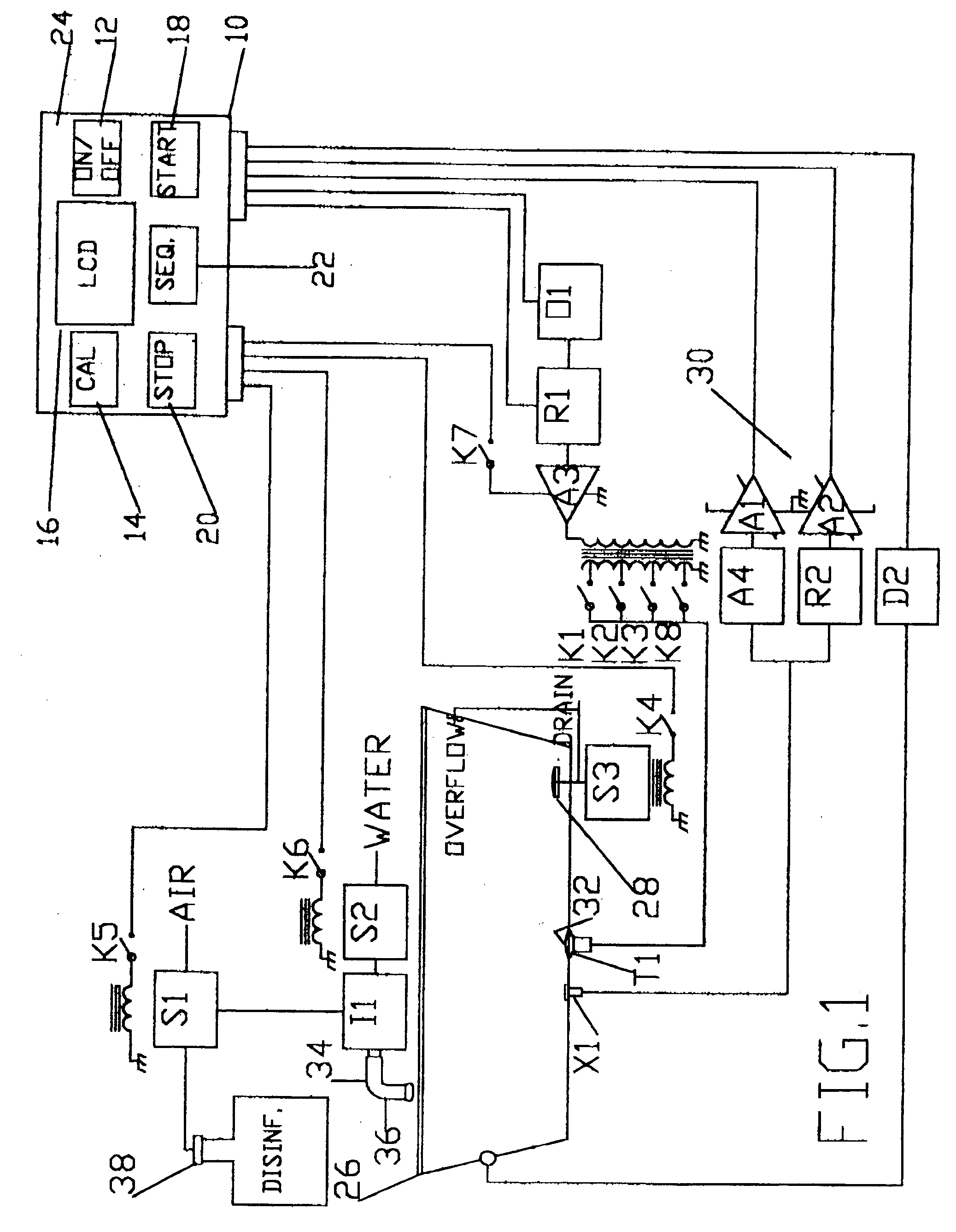 Method and device for subaqueous ultrasonic irradiation of living tissue