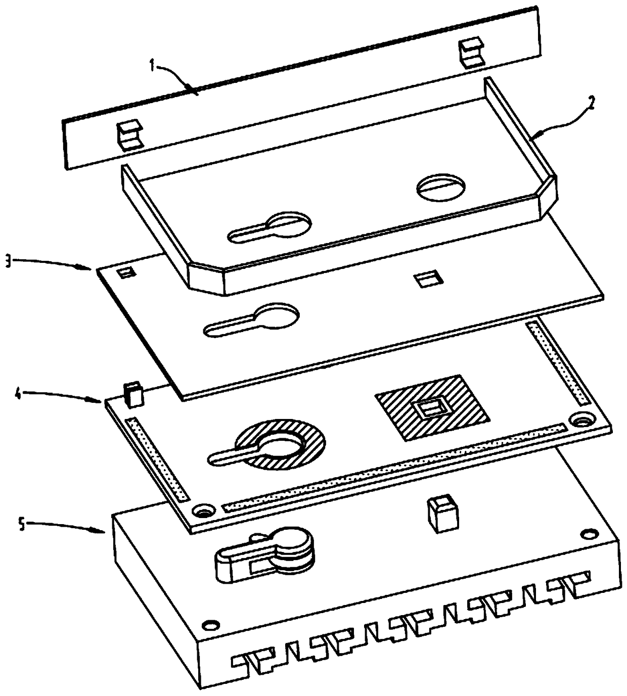 Lock body mounting worktable