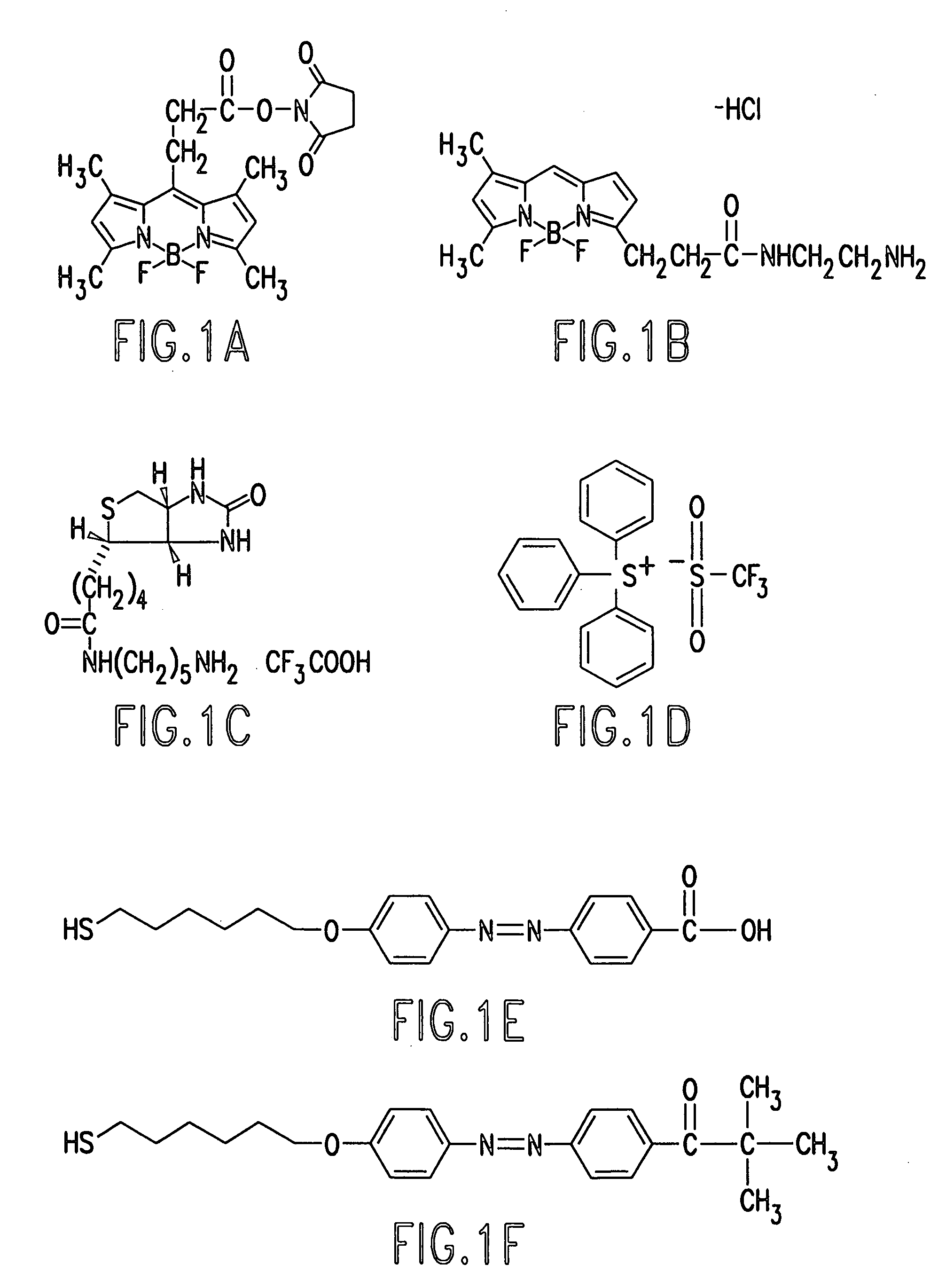 Micropatterning of molecular surfaces via selective irradiation