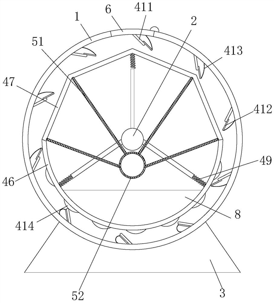 Drum-type sand screening device based on building construction