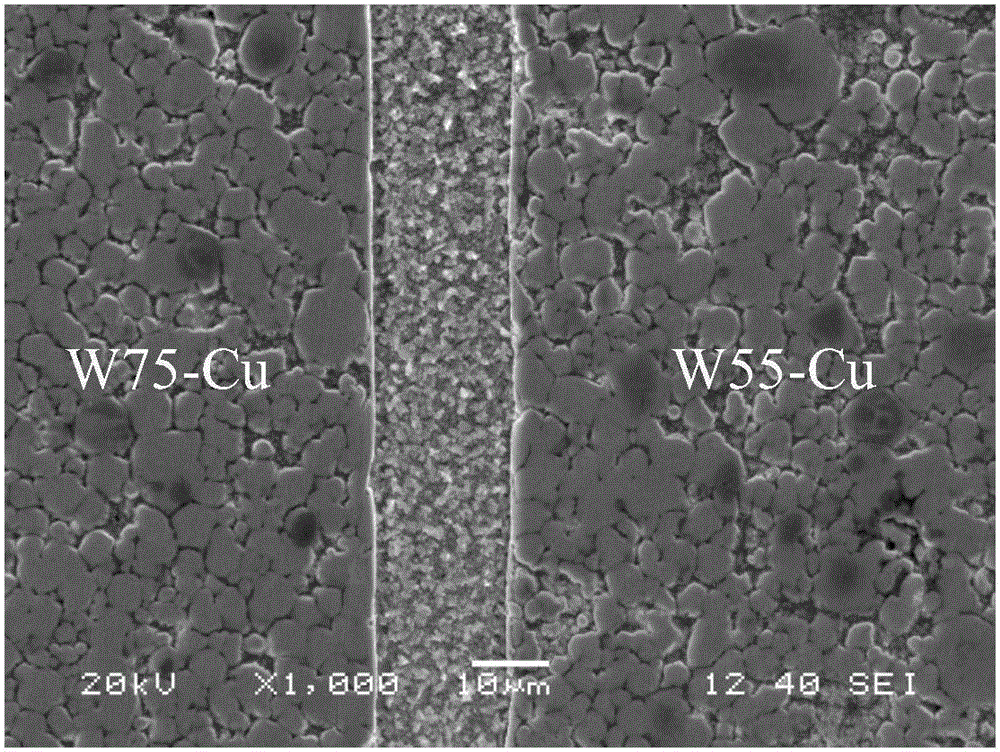 Solder for soldering different-component W-Cu alloy, preparing method and soldering method thereof