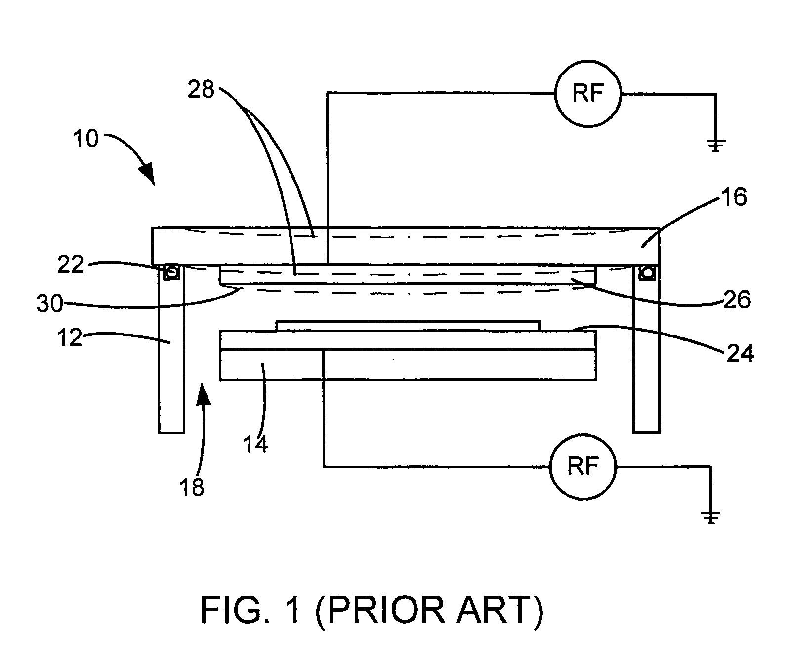 Deformation reduction at the main chamber