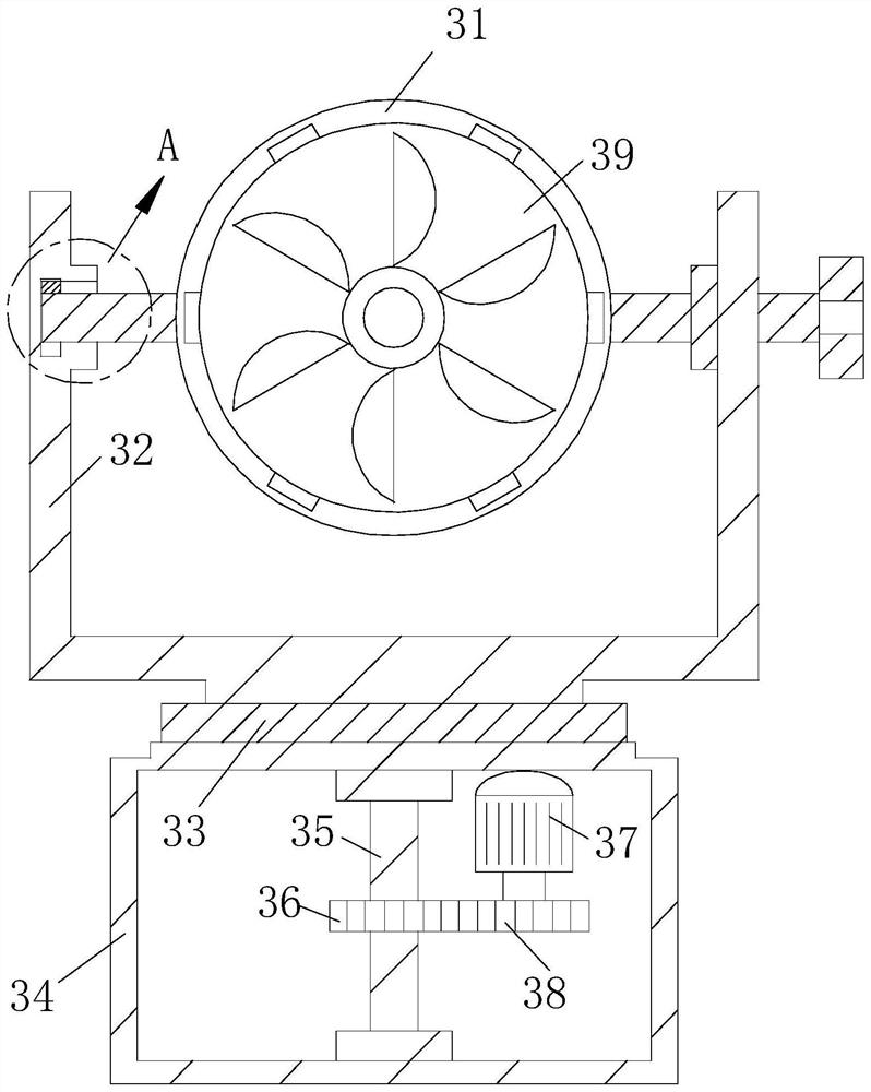 Intelligent construction site dust falling device