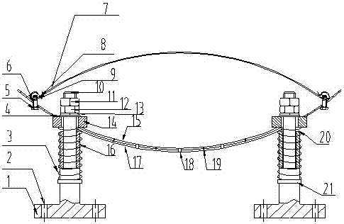 An online pipeline damping device and method