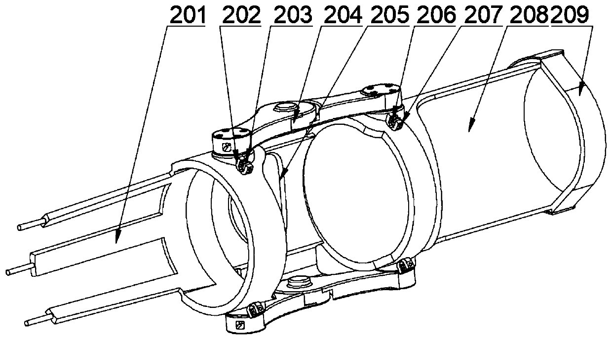 Wearable portable elastic-rope-driven upper limb rehabilitation training robot