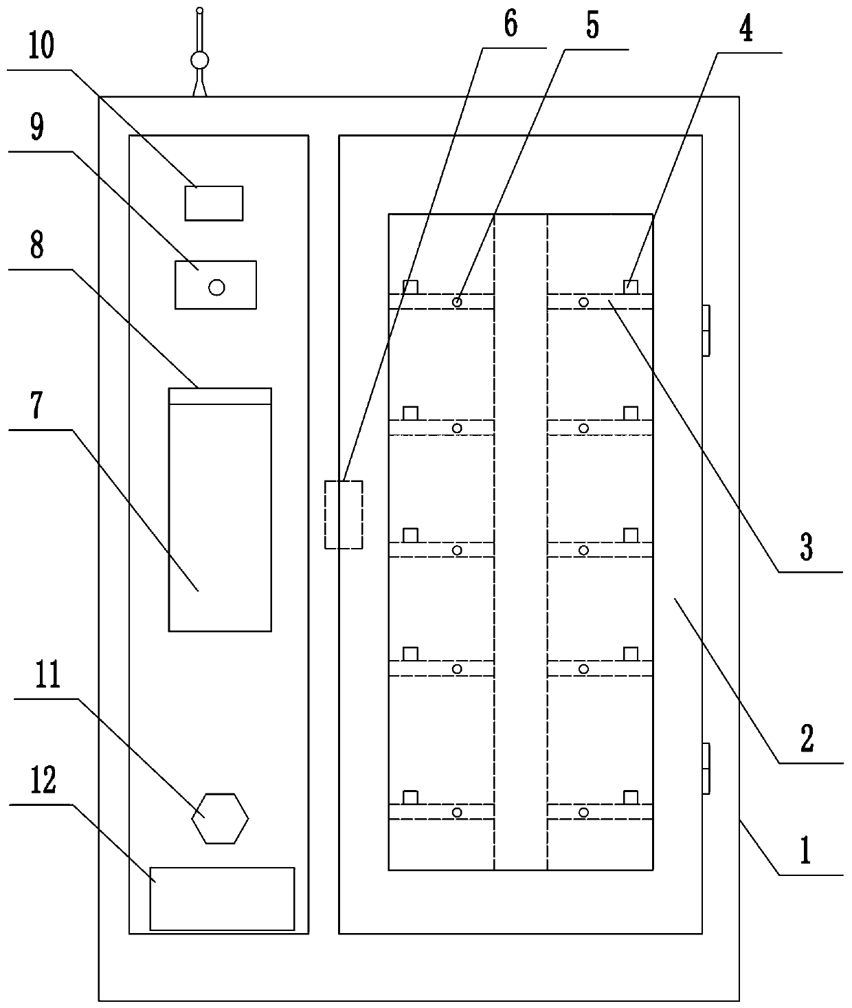 Intelligent anti-misoperation key box and using method thereof