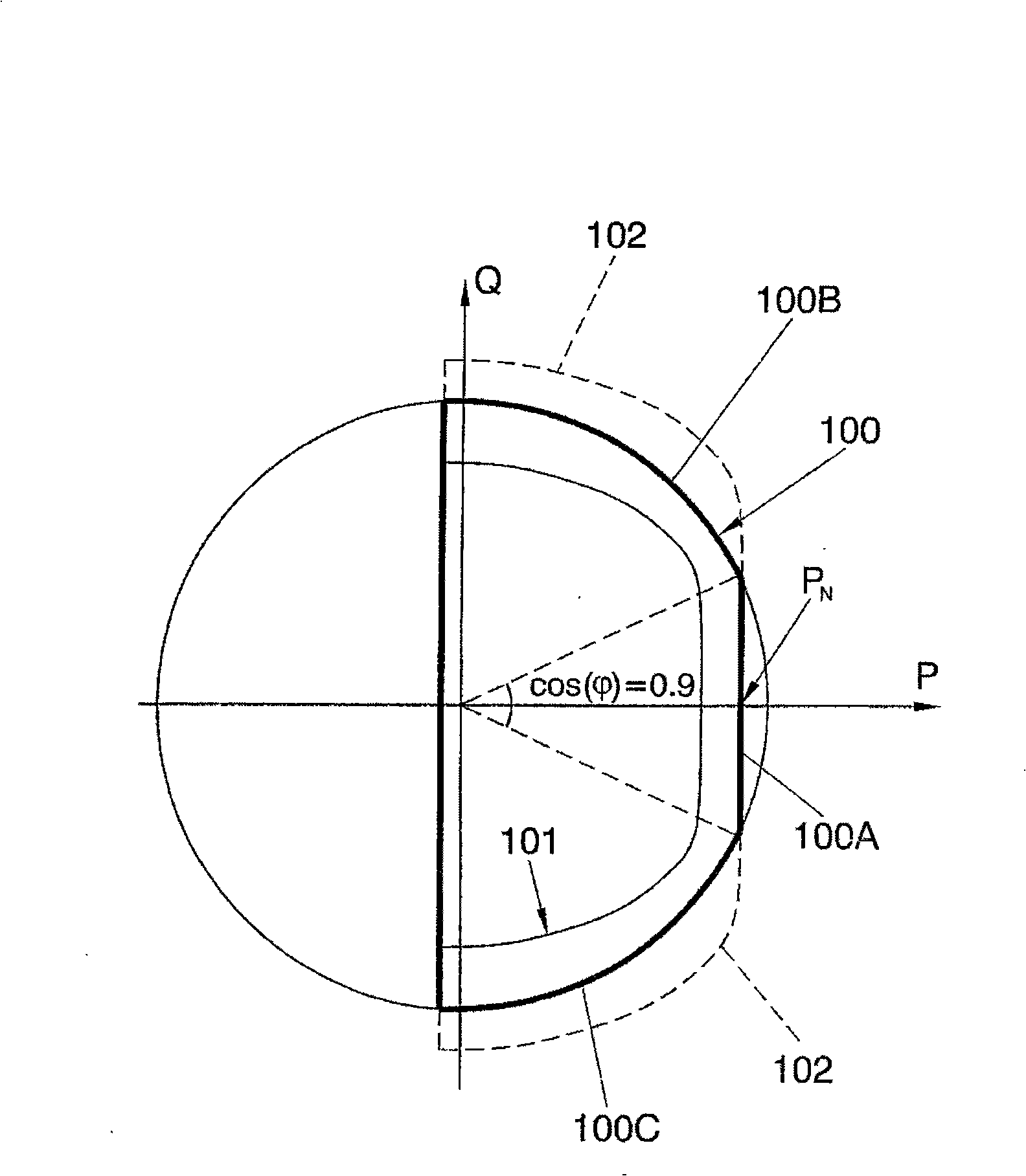 Wind power system and method of operating it