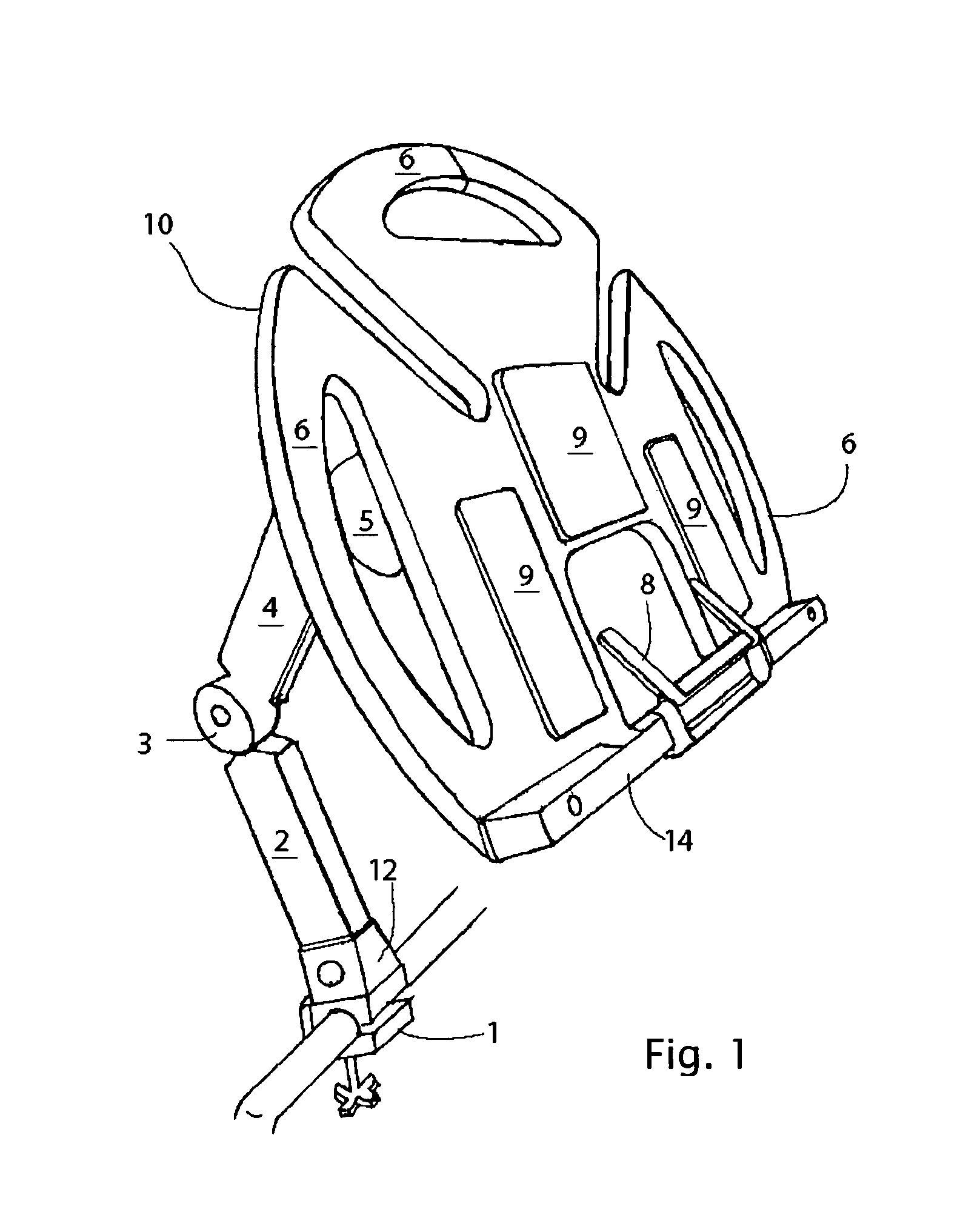 Adjustable laptop holder for exercise equipment