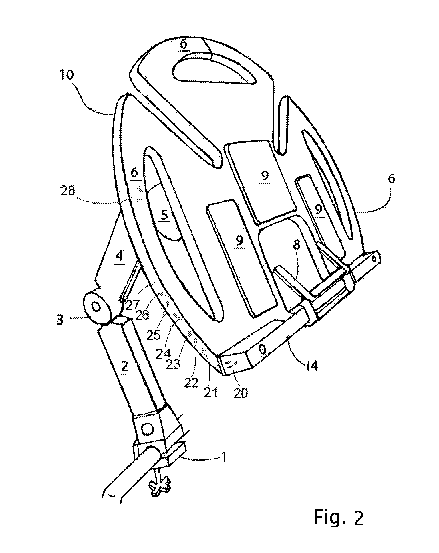 Adjustable laptop holder for exercise equipment