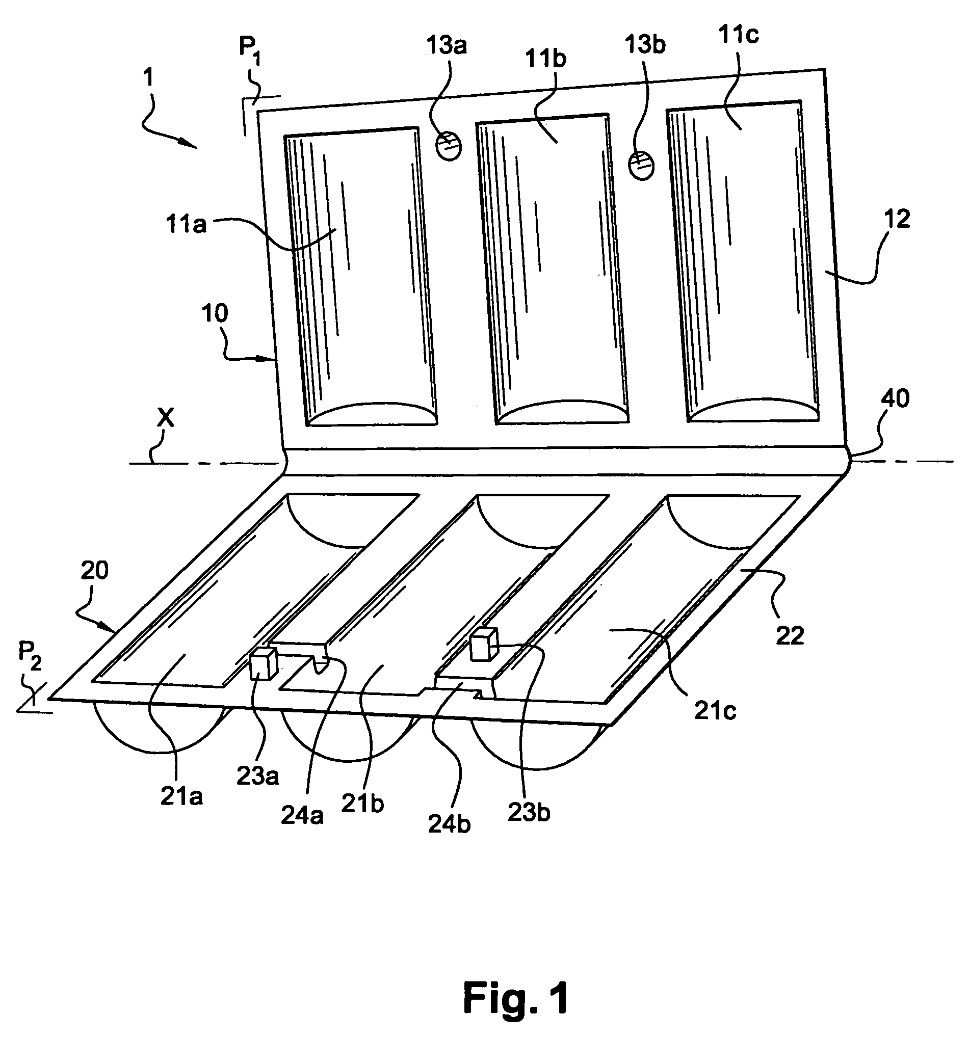 Tray for packaging of an article