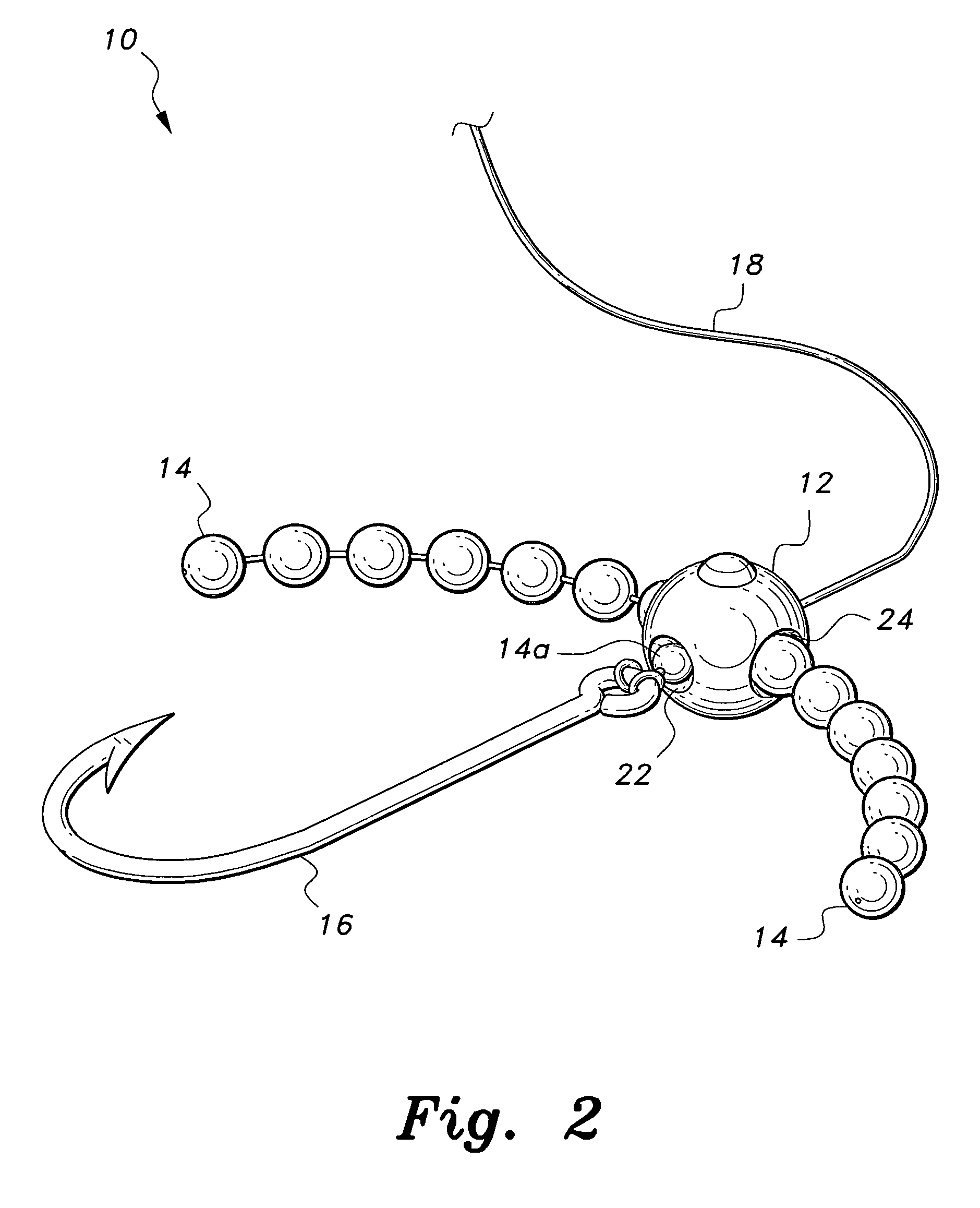 Blood-simulating fishing lure