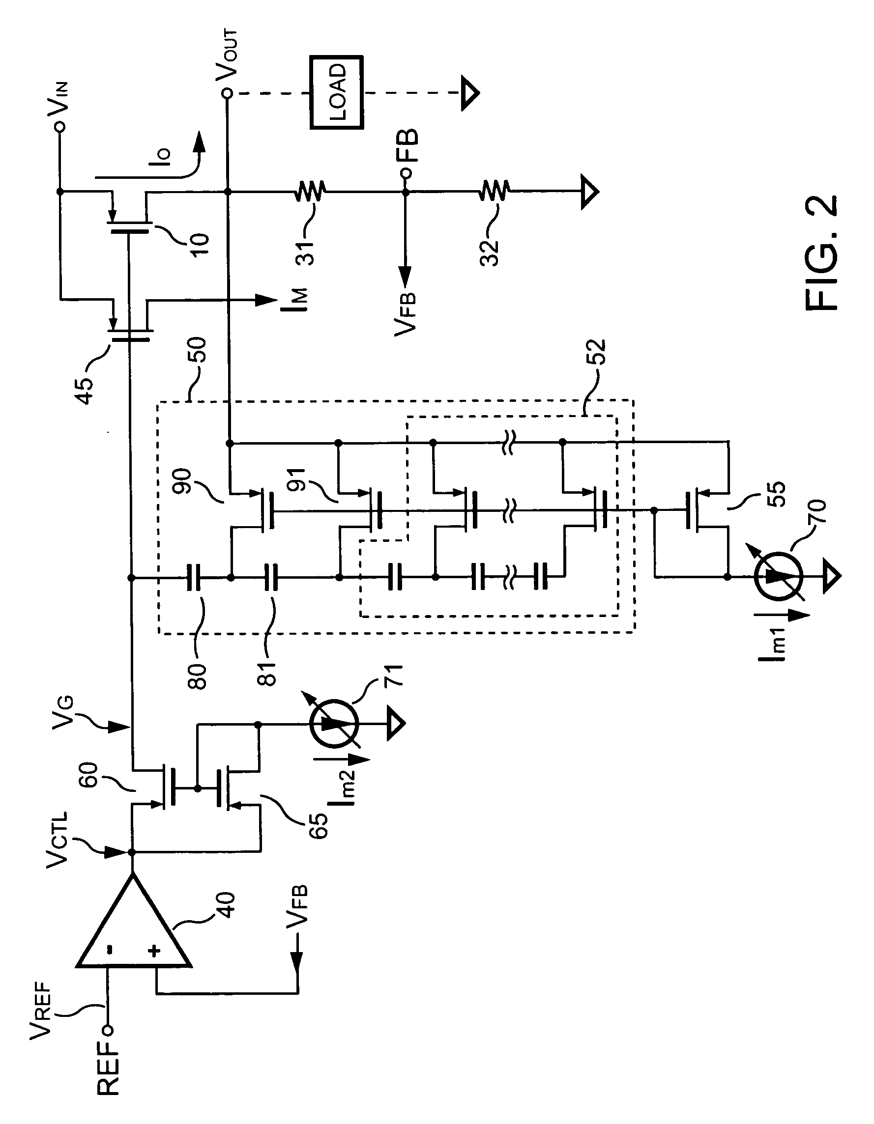 Low dropout voltage regulator providing adaptive compensation