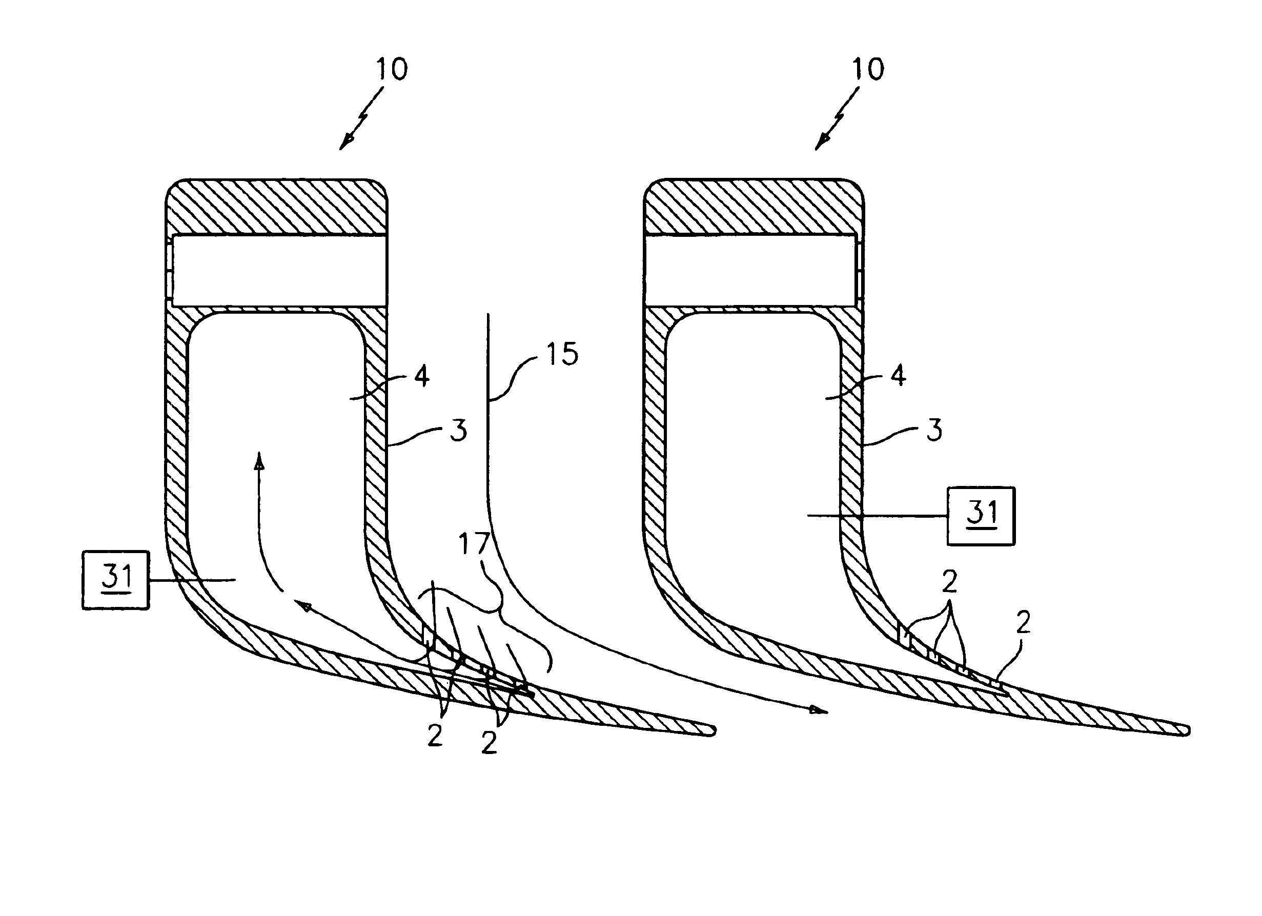 Turbine airfoil cooling flow particle separator