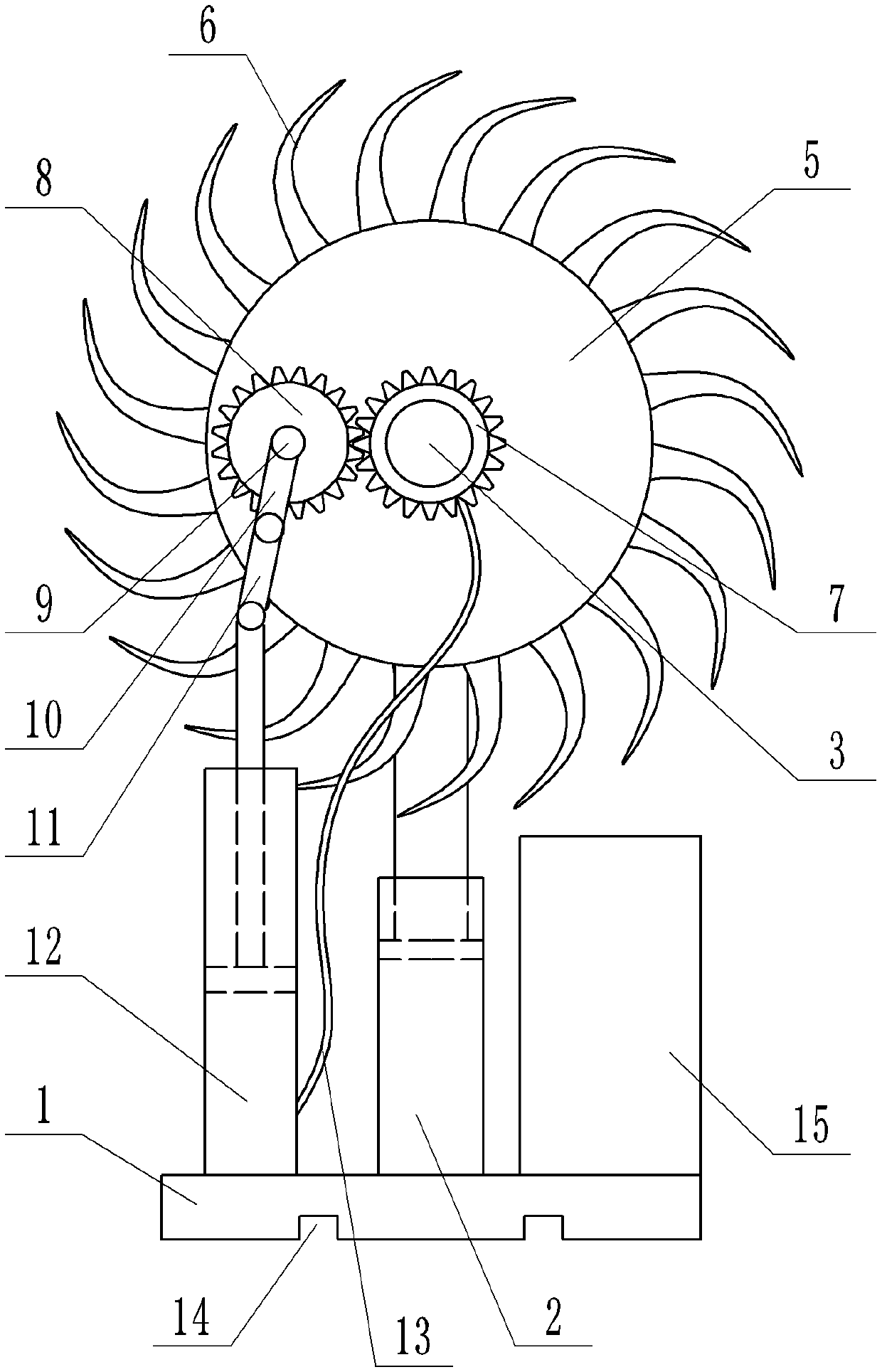 Auxiliary construction device for urban building