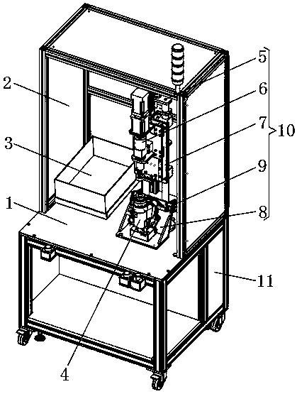 Filter large cap automatic mounting equipment