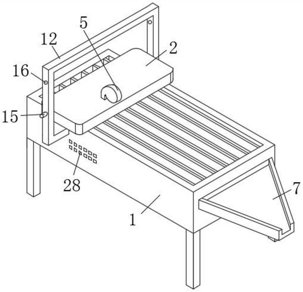 A continuous finishing machine