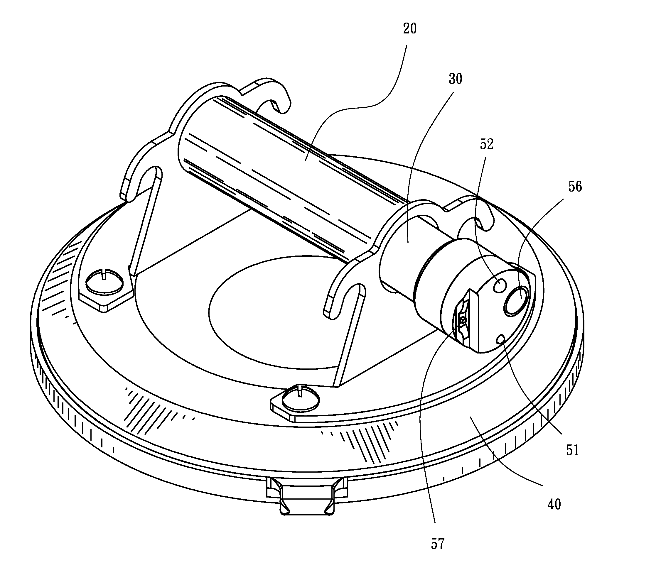 Automatic alert device for suction cup